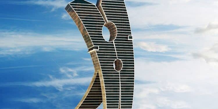 Clothespin tower