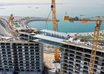 Longest suspended bridge in Dubai