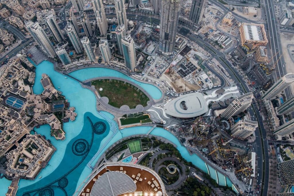 Dubai from top