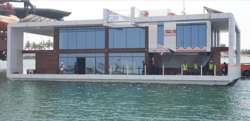 The environment-friendly floating house launched in UAE , first unit sold for Dh20 million