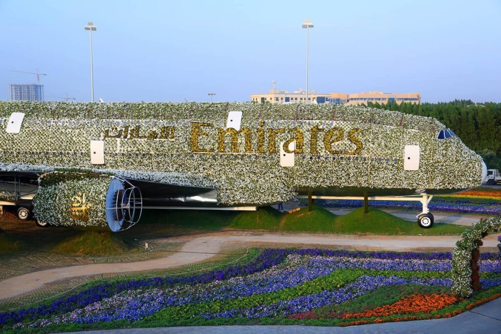 Life-size Emirates A380