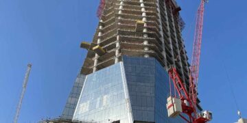 Uptown Tower, Dubai's next skyscraper, needs just 80 metres more to reach its full height