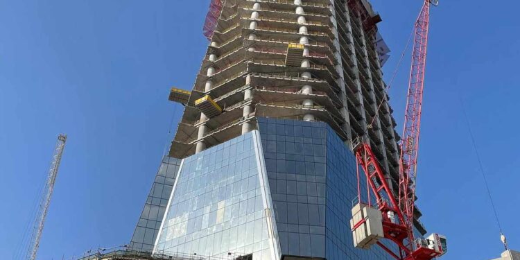 Uptown Tower, Dubai's next skyscraper, needs just 80 metres more to reach its full height