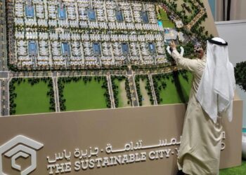 The sustainable city will be built on Yas Island in Abu Dhabi for Dh1.8 billion