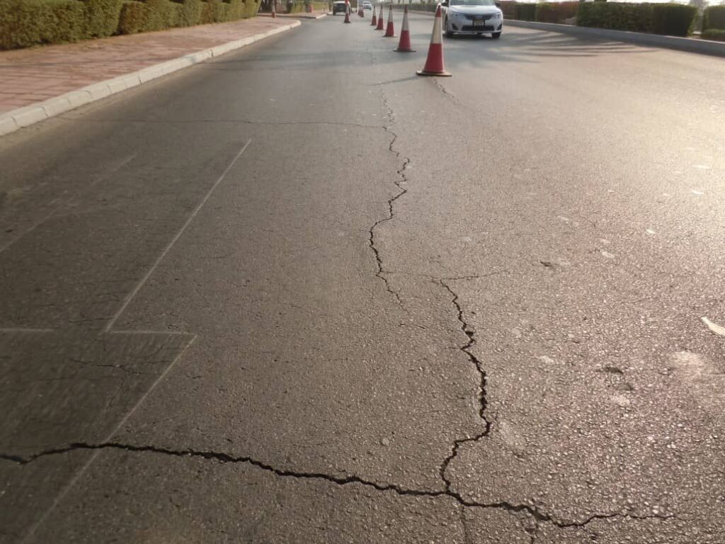 Have you encountered a damaged road sign or crack in the pavement? Use the RTA app to report it