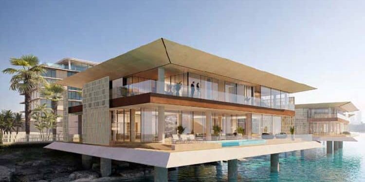 An off-plan beachfront mansion on Jumeira Bay island sells for Dh115 million in Dubai