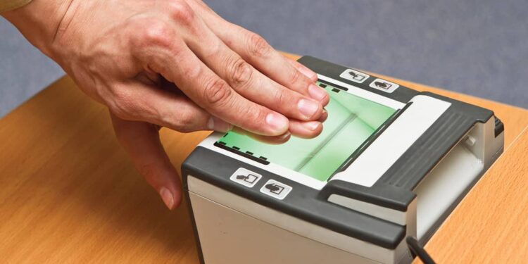 Where can one get their Emirates ID fingerprint scanned?