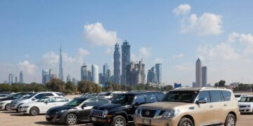 In Dubai, how to use one parking card for multiple cars