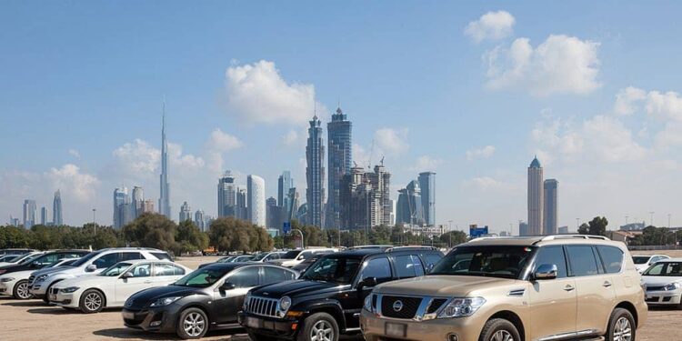 In Dubai, how to use one parking card for multiple cars