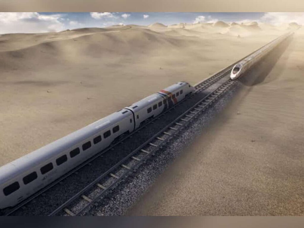 The new railway network will reduce travel time between Oman and the UAE to 47 minutes