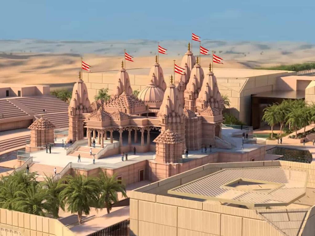 An overview of Abu Dhabi's new Hindu temple