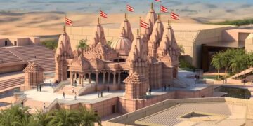 An overview of Abu Dhabi's new Hindu temple