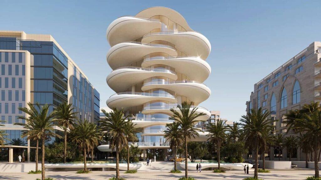 The Dubai Palm Flower will have one penthouse per floor