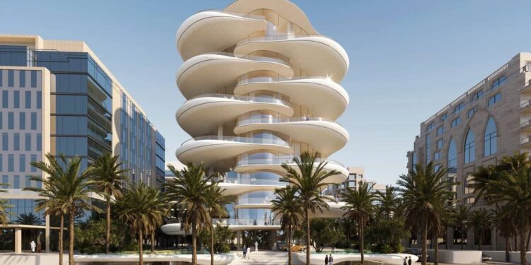 The Dubai Palm Flower will have one penthouse per floor