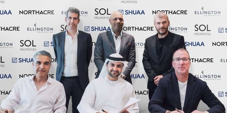 The UK luxury developer Northacre has partnered with Ellington and Sol Properties for a new Palm Jumeirah project