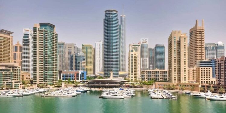The largest residential land in Dubai Marina has been sold for a record Dh690 million