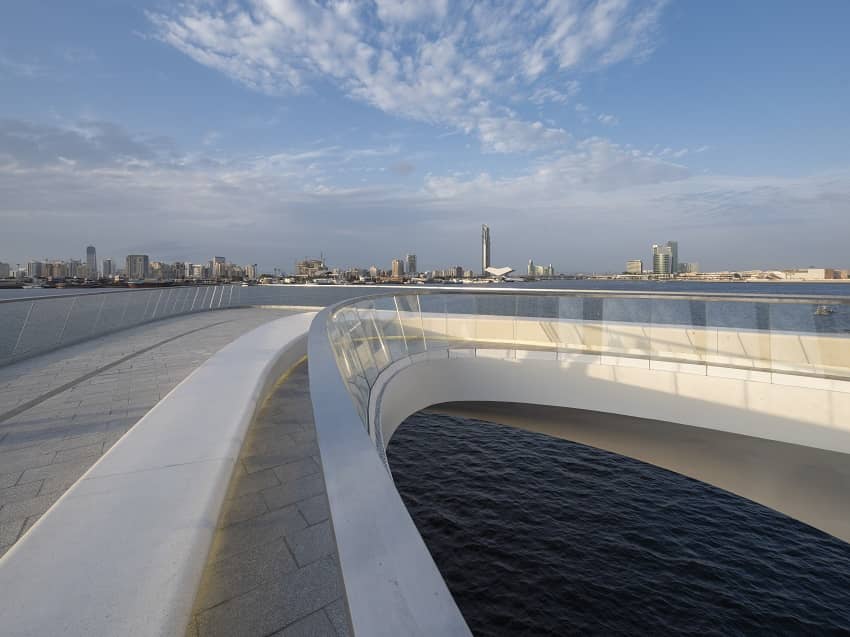 The new walkway at Dubai Creek Harbour has been unveiled by Emaar