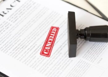 Is it possible for a buyer to terminate a property purchase agreement if he loses his job?