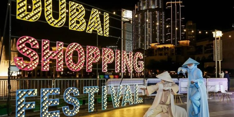 During Dubai Shopping Festival, you can watch the viral drone light show