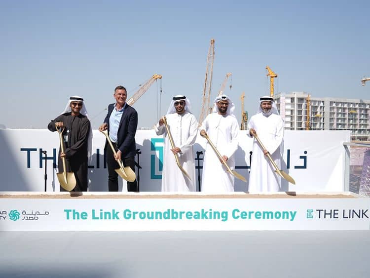 'The Link' construction begins at Masdar City
