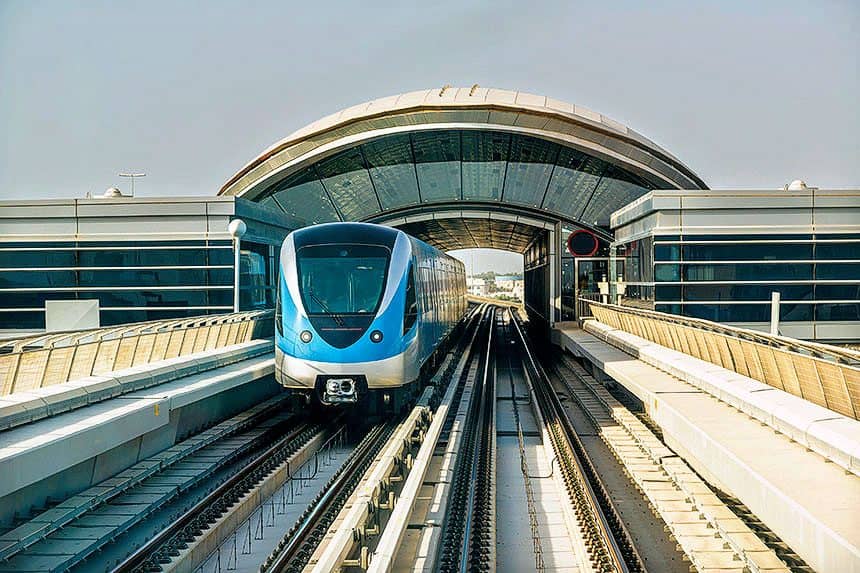 Are you planning to use the Metro from Dubai International Airport (DXB)? Check out these details about the routes, baggage policy, and timings