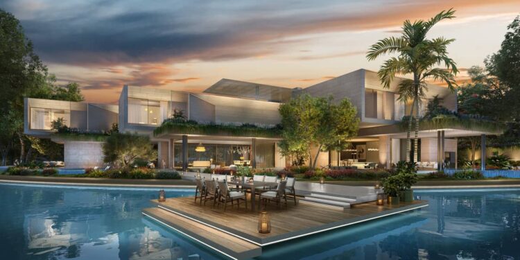 Orange City Properties has sold a luxury mansion on Dubai's Lanai Island for a staggering $54 million, setting a new record