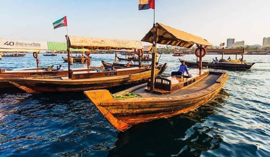 For under Dh2, you can explore Dubai Creek on an abra