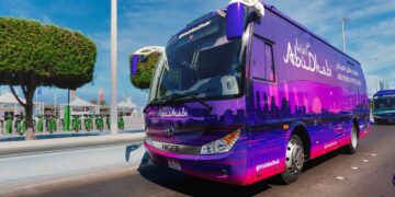 free shuttle bus rides in Abu Dhabi