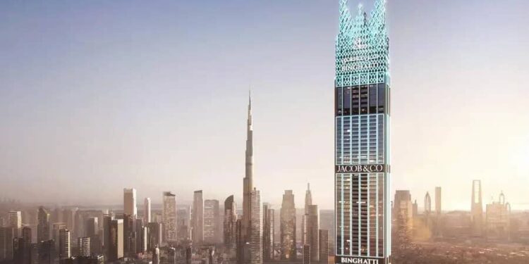 Burj Binghatti launches Jacob & Co Residences sales