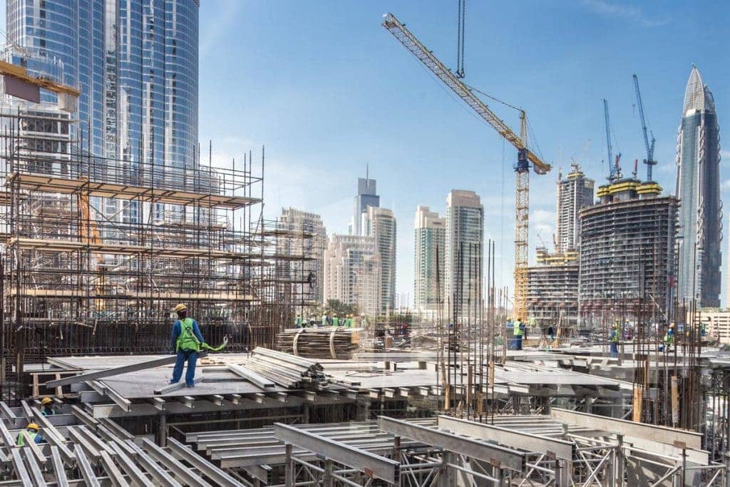 In the UAE, the construction sector announces a whopping 135% increase in projects