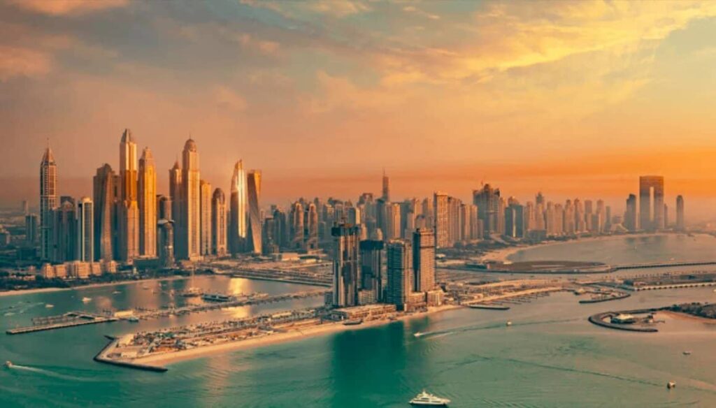 The number of international visitors to Dubai in the first half of the year exceeds pre-pandemic levels