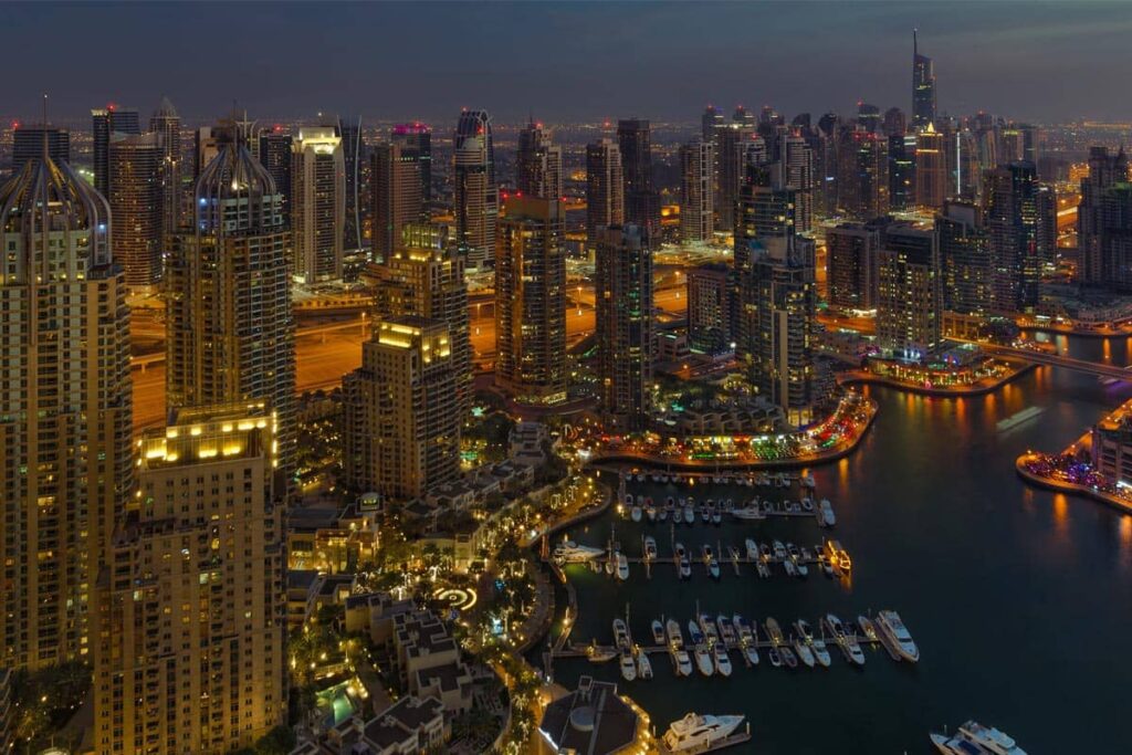 A new luxury real estate project in Dubai is nearing completion