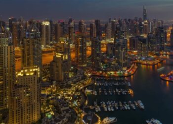 A new luxury real estate project in Dubai is nearing completion