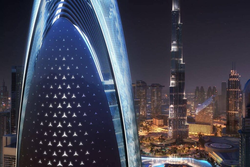 In Dubai, Binghatti and Merc-Benz will build luxury residential towers