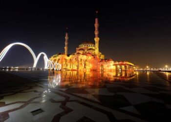 The 13th Sharjah Light Festival illuminates historic landmarks