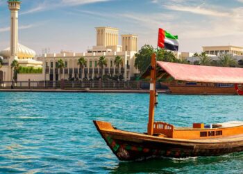 Abra rides along Dubai's creek: Deira Old Souq Station reopens