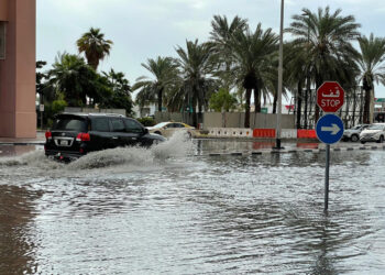 Get your car damage certificate online after heavy rains in Ajman