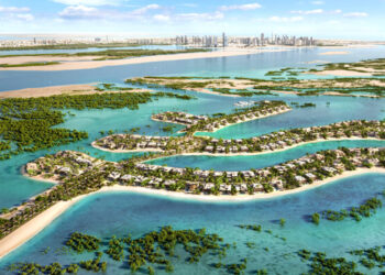 A beachfront gated community in Abu Dhabi, valued at $1.1 billion, has been unveiled by JIIC
