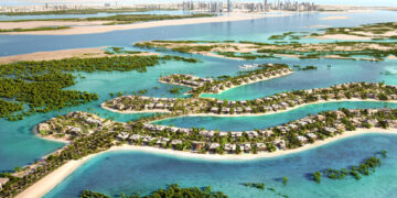 A beachfront gated community in Abu Dhabi, valued at $1.1 billion, has been unveiled by JIIC