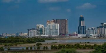 Dubai Creek Views, Azizi's 587-unit project, is nearing completion