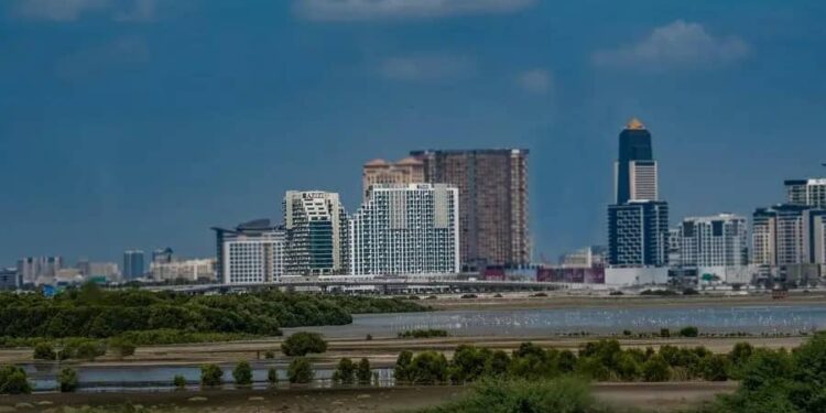 Dubai Creek Views, Azizi's 587-unit project, is nearing completion