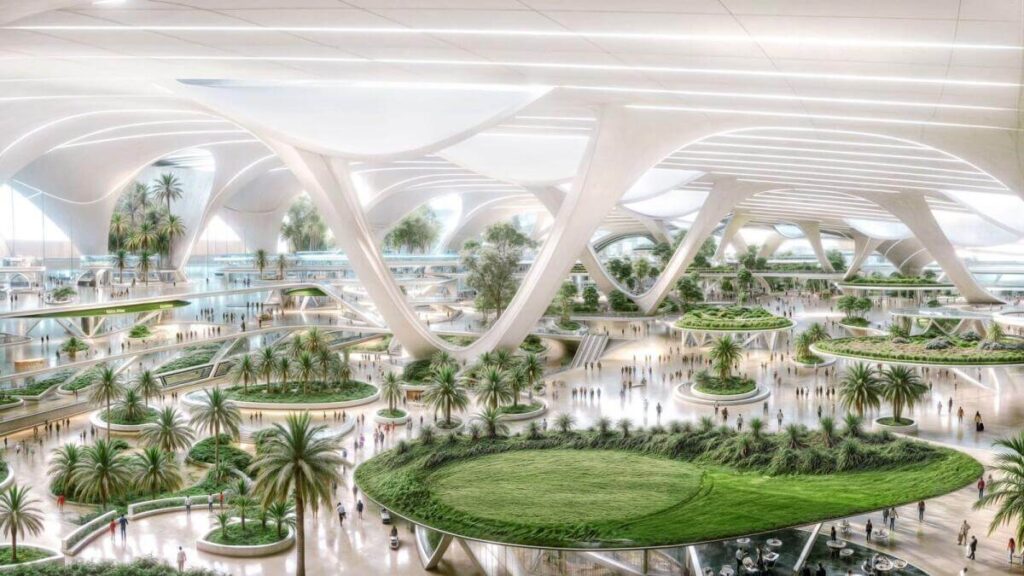 Sheikh Mohammed approves designs for a new passenger terminal at Al Maktoum International Airport, Dubai South