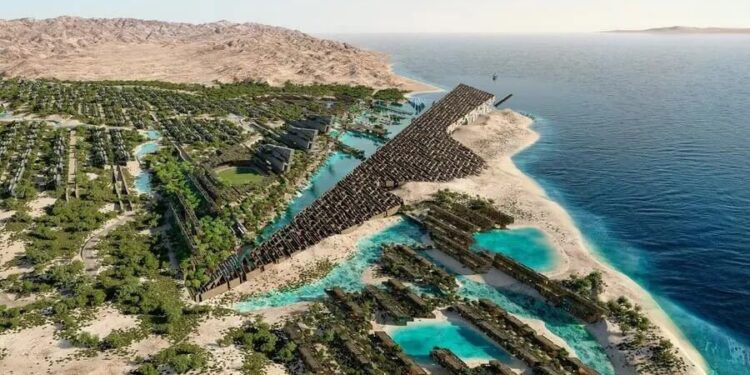 A mega Saudi cosmopolitan luxury project is unveiled by NEOM