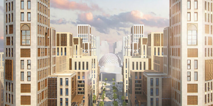 The construction of ten premium residential towers in Makkah has begun
