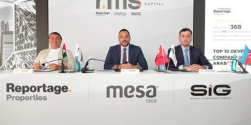 A partnership between MESA Holding, Reportage Properties, and Sabah Investment Group has been signed