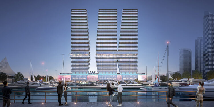 W Residences at Dubai Harbor are the first three-tower development by Arada
