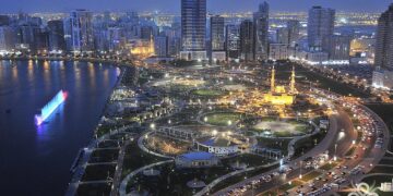 The Sharjah Crown Prince reviews the development of the Real Estate Platform