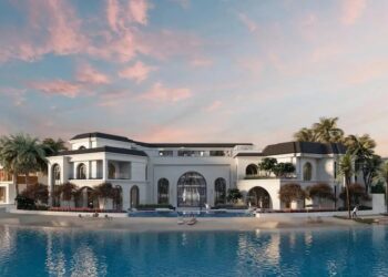 A key Harrisoni La Mer villa unit has been completed by Almal in Dubai