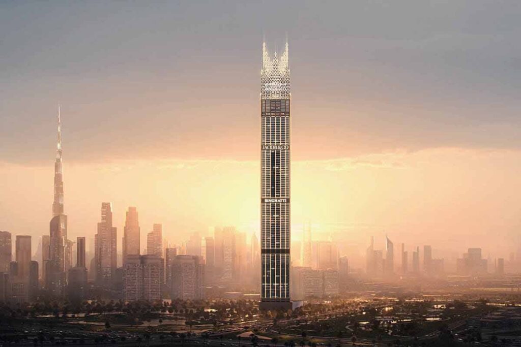 binghatti jacob and co tower, dubai