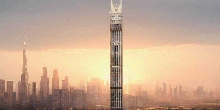 binghatti jacob and co tower, dubai